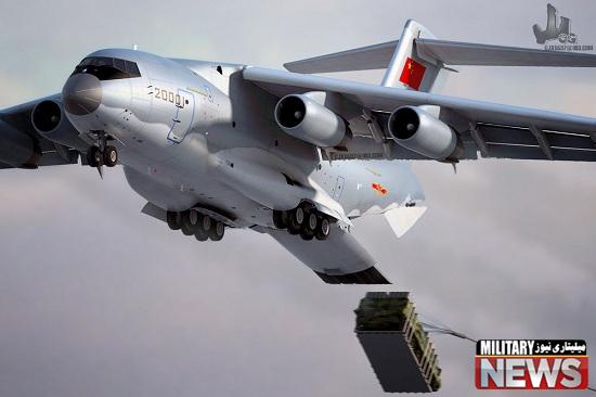 هواپیمای غول پیکر ترابری Y-20 به ارتش چین تحویل داده شد